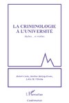 CRIMINOLOGIE a UNIVERSITE